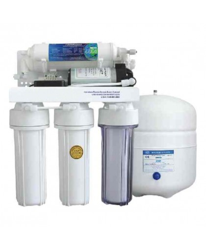  Фильтр обратного осмоса PurePro EC-105P с повышающим давление насосом